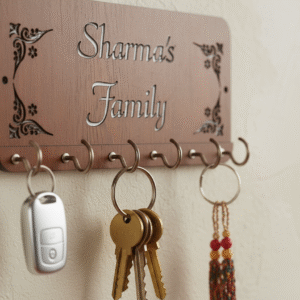 Personalized Wooden Family Key Hanger